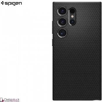 Spigen Liquid Air dėklas - juodas (Samsung S24 Ultra)